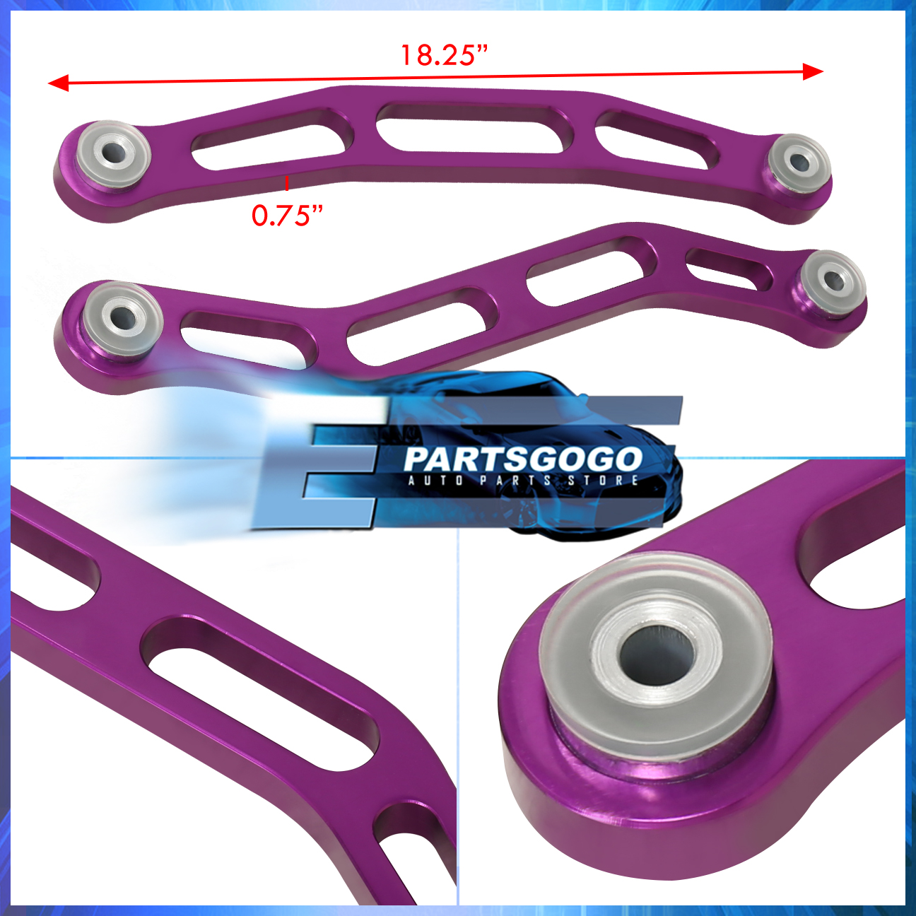 For 90-93 Honda Accord CB7 Rear JDM Suspension LCA Lower Control